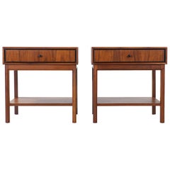 Two-tier Nightstands Designed by Jack Cartwright for Founders circa 1963