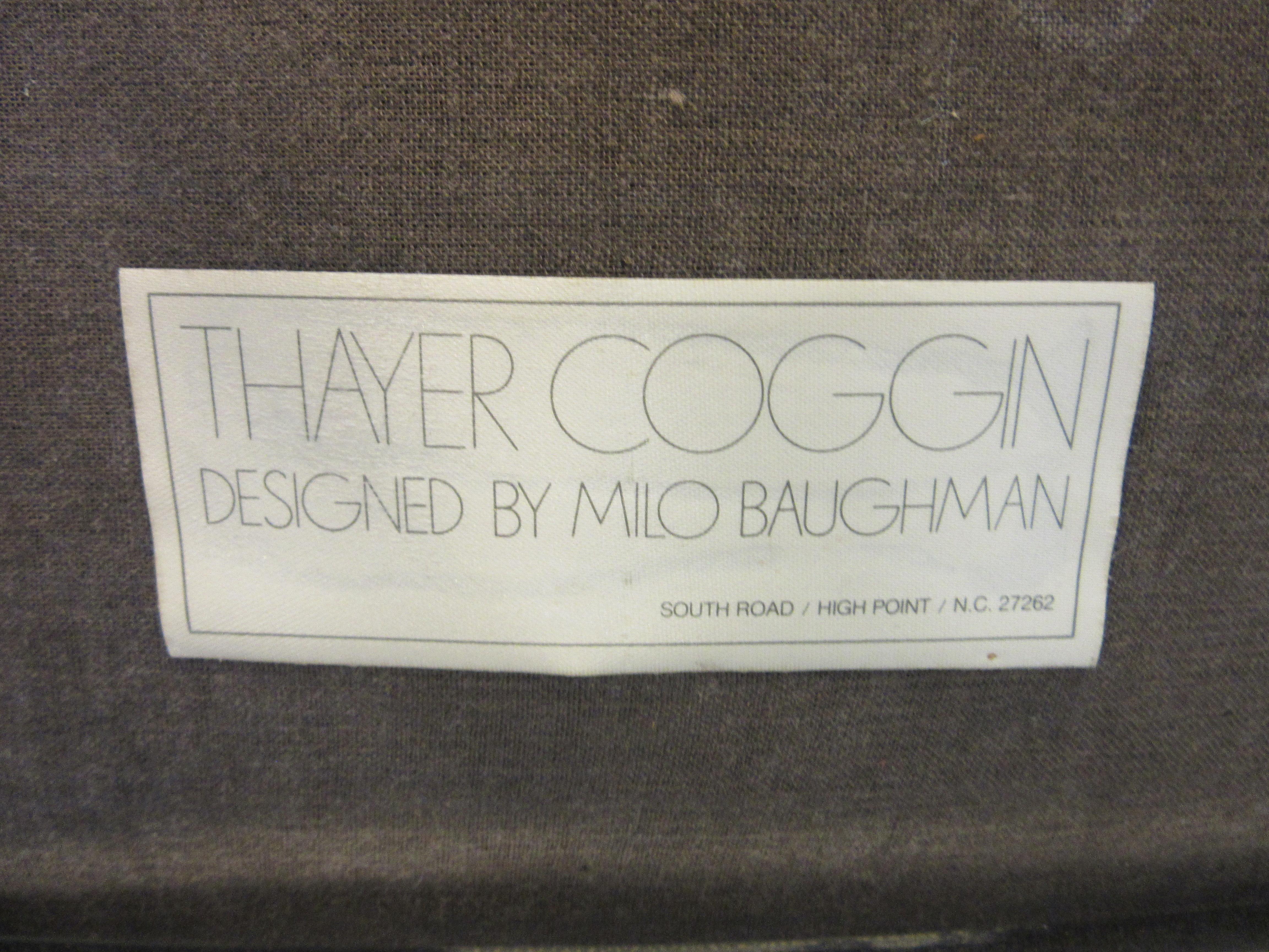 Milo Baughman Upholstered and Chrome Dining Chairs for Thayer Coggin 7