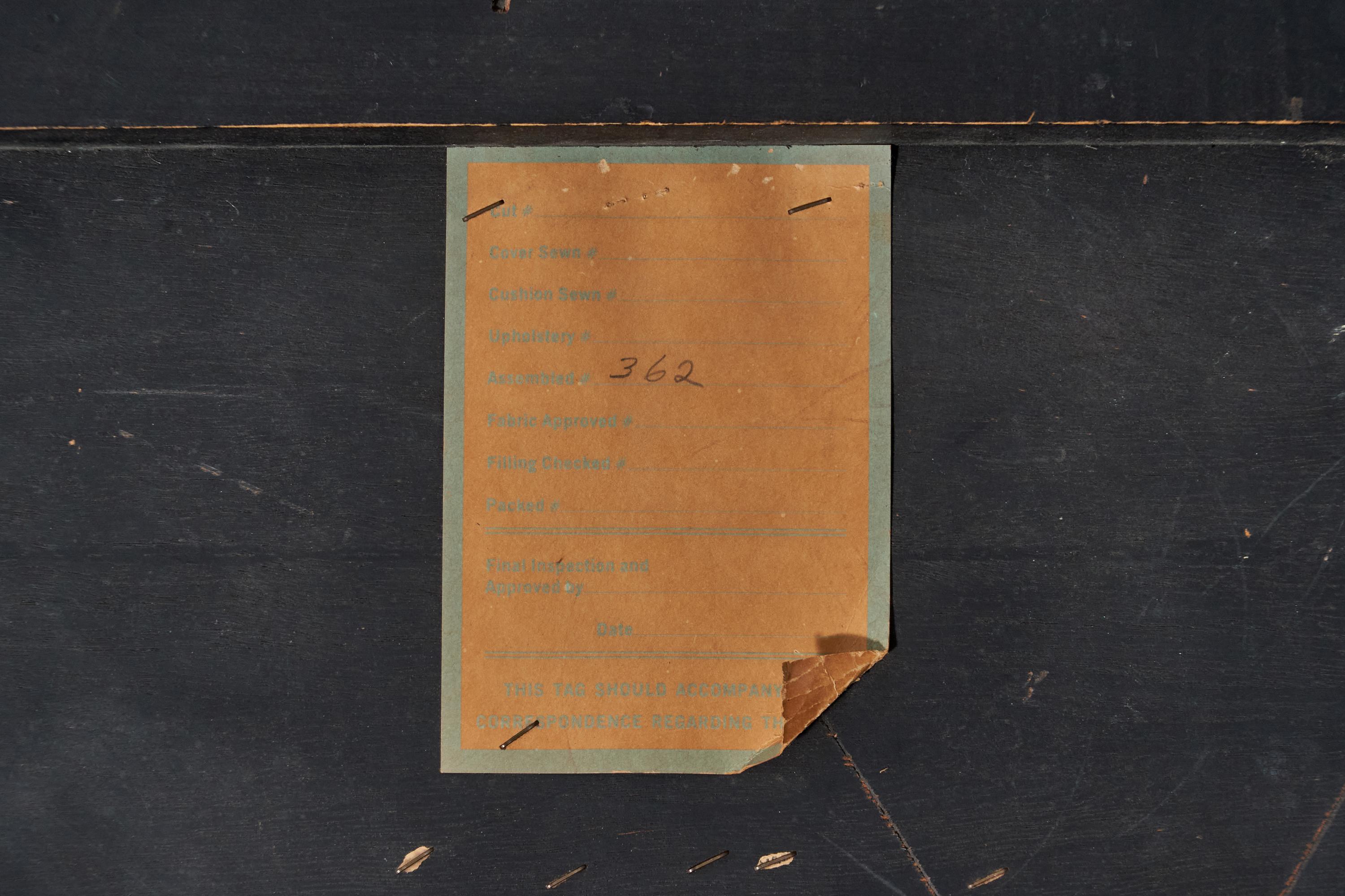 Milo Baughman, Wandschreibtisch oder Konsole, Palisanderholz, Messing, USA, 1960er Jahre im Angebot 1