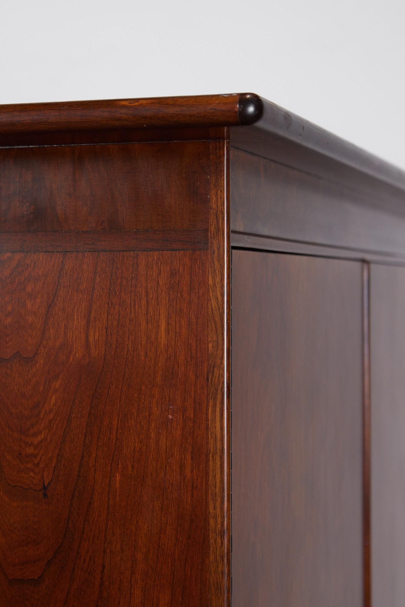 Milo Baughman Walnut Armoire for Directional 5