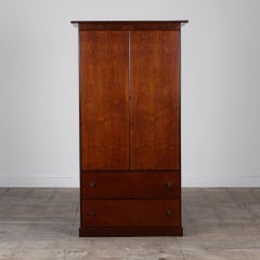 Milo Baughman Walnut Armoire for Directional