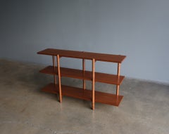 Milo Baughman Walnut Bookcase for Glenn of California, circa 1955