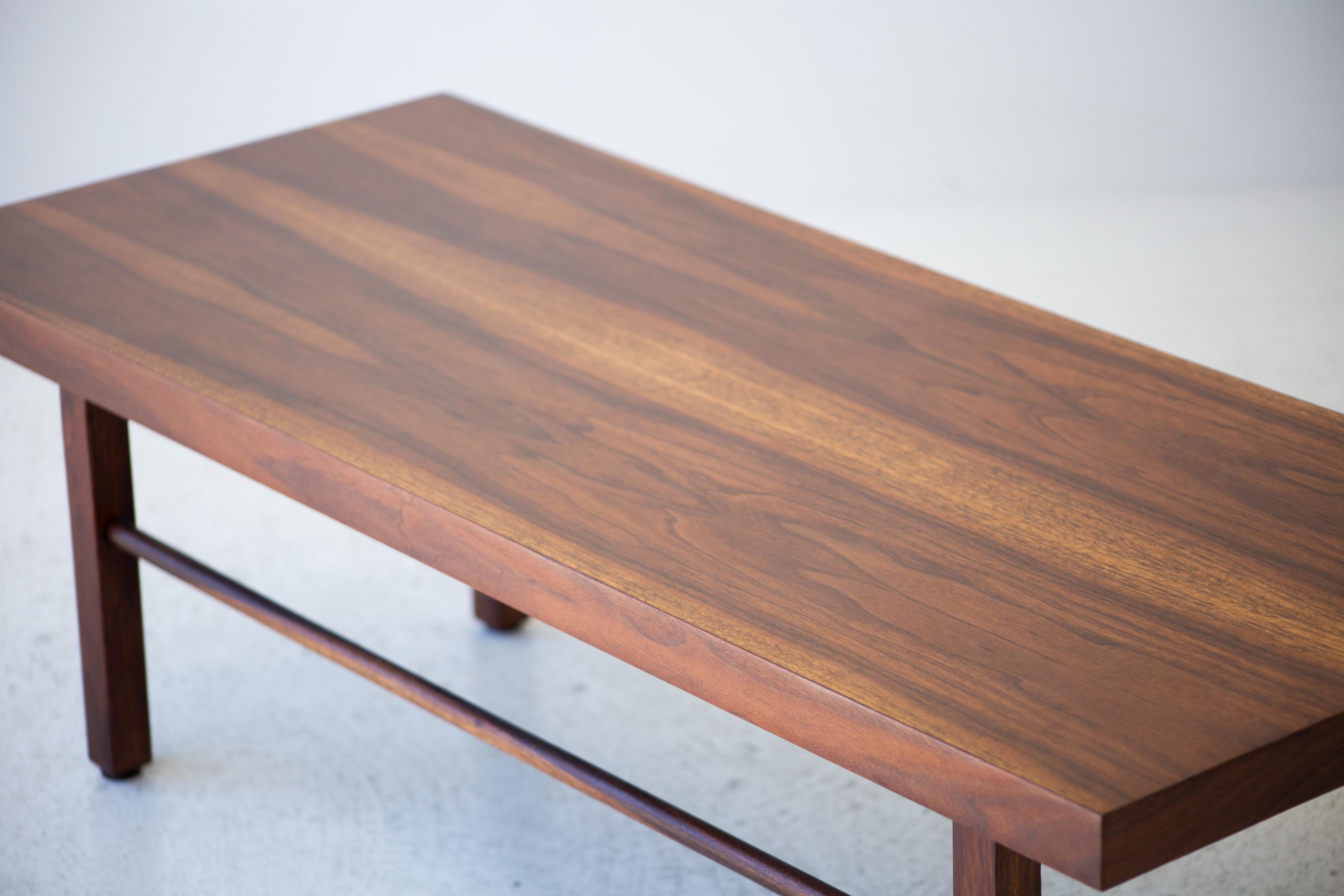 Milo Baughman Walnut Coffee Table or Bench for Thayer Coggin 2