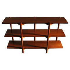 Librería independiente de nogal Milo Baughman para Glenn of California, 1955