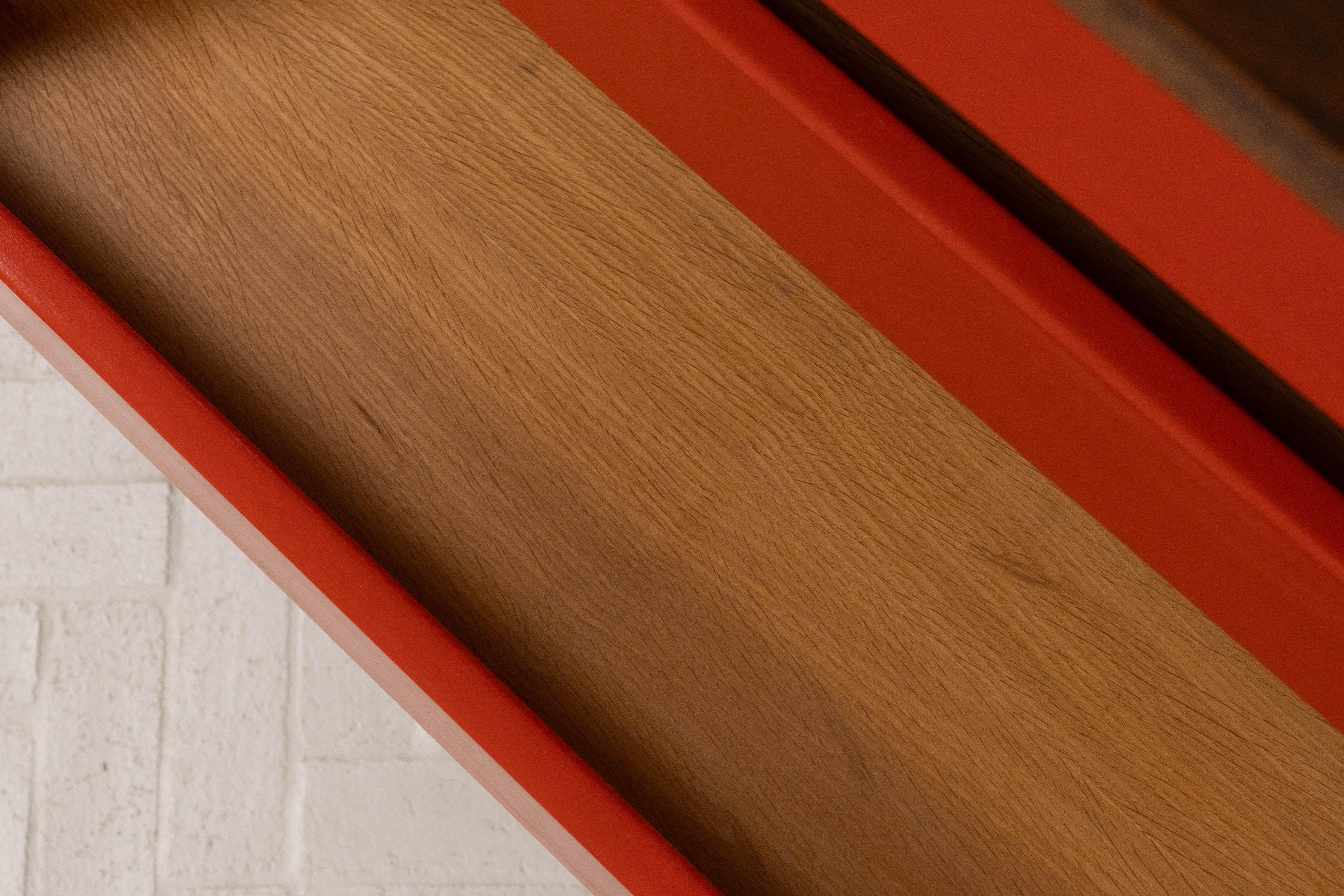 Milo Baughman Walnut Tambour Cabinet 4