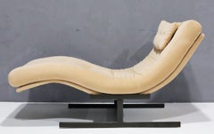 Milo Baughman Style Wave Chaise by Carsons
