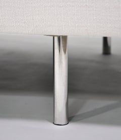 Milo Baughman White Sofa, Thayer Coggin 855 Design Classic