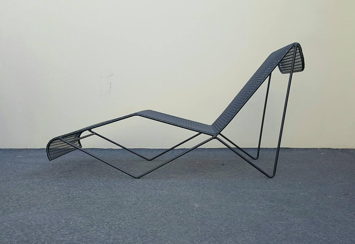 Wrought Iron Chaise Lounges for Pacific Ironwork Mid 20th Century 6
