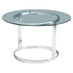 Milo Baughmann Style Dining Table, USA, 1970 Milo Baughmann Style Dining Table, USA, 1970