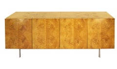 Milo Bauman for Thayer Coggin Burl Walnut Credenza