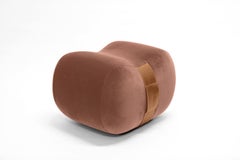 Milo Bean Ottoman, Cameo/Chesterfield Velvet