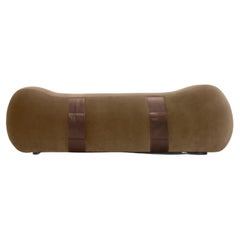 Banc Milo, broche taupe/crème