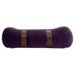 Banc Milo, broche violette/crème