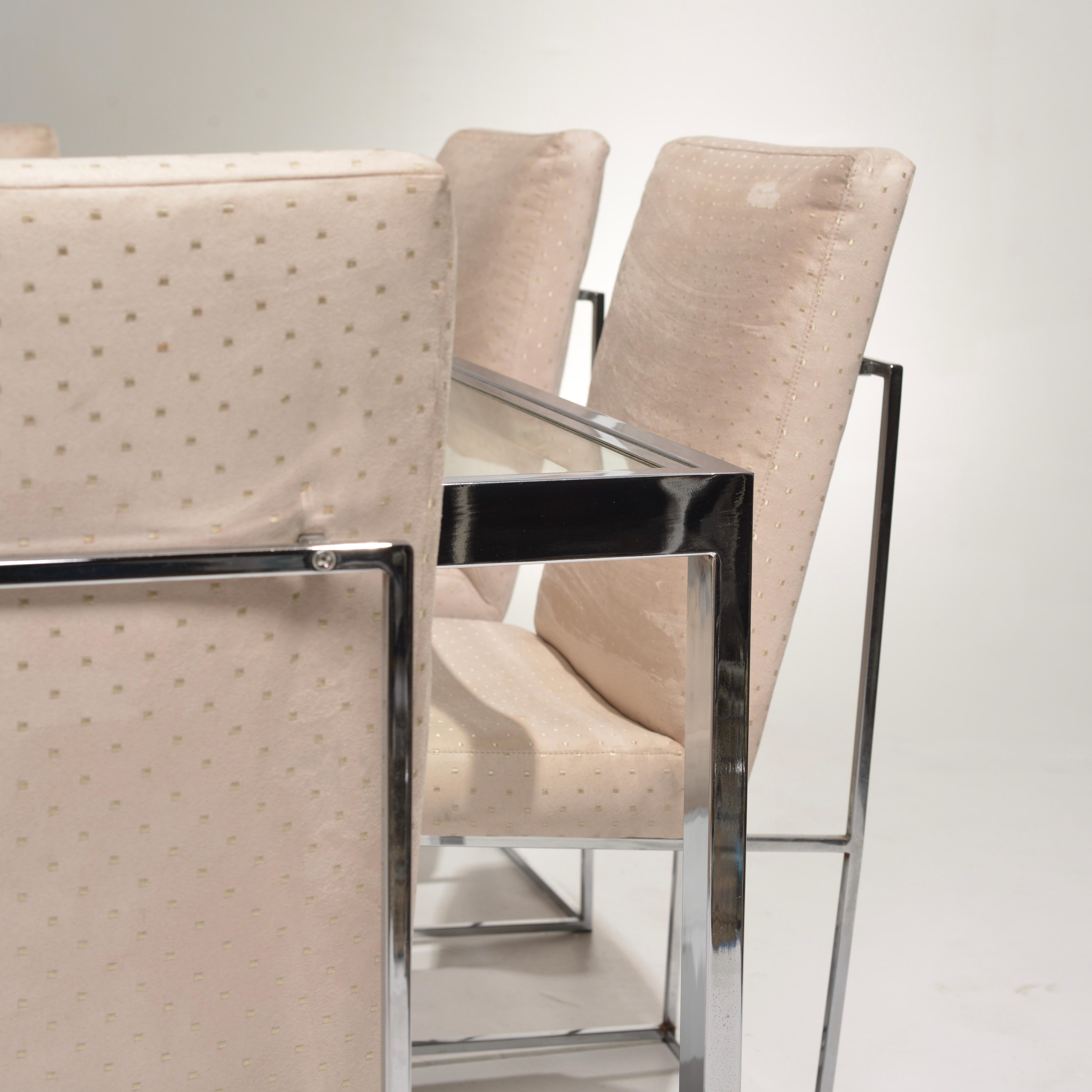 Milo Boughman for Thayer Coggins - Thin Line Chairs, Set of 6 For Sale 3