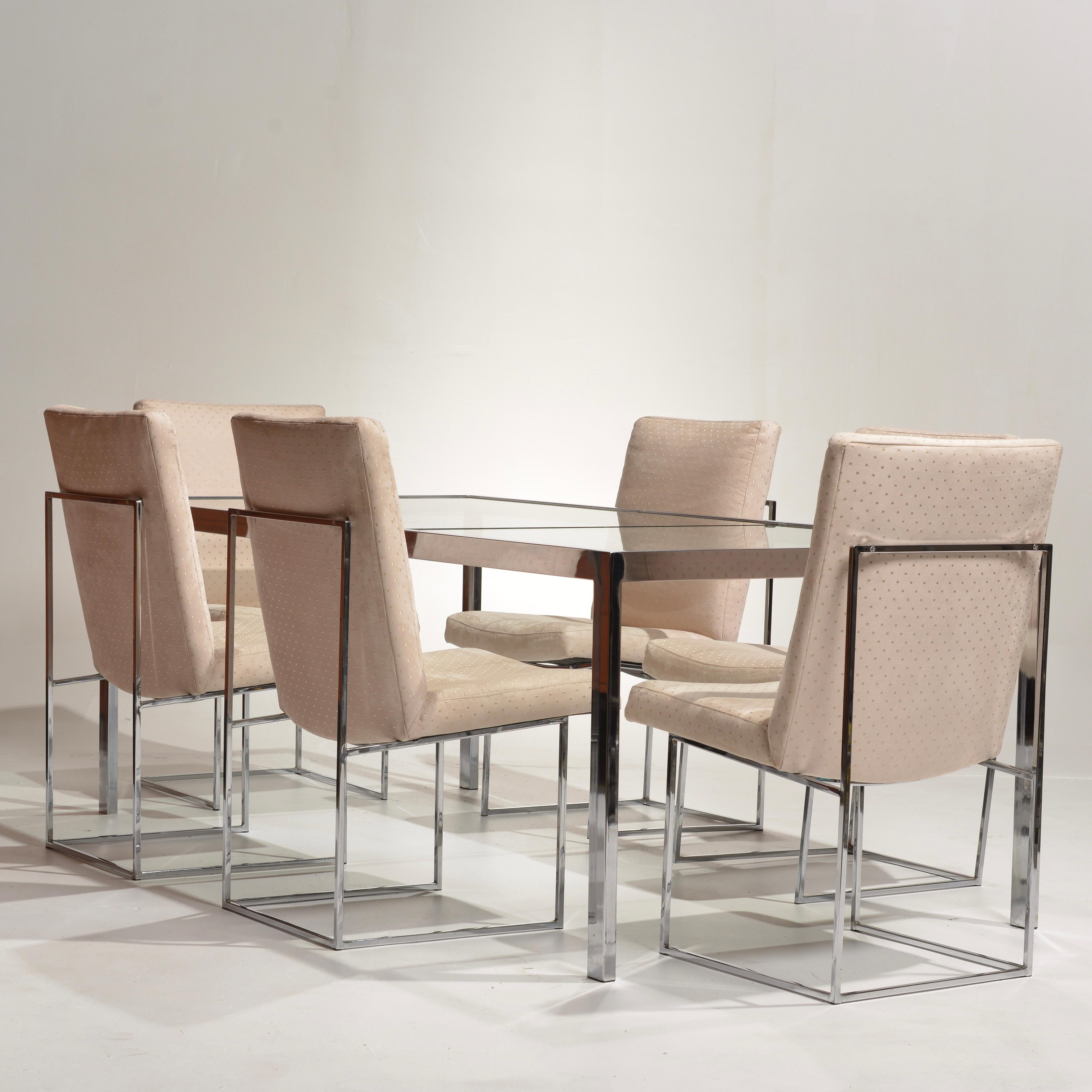 Milo Boughman for Thayer Coggins - Thin Line Chairs, Set of 6 For Sale 4