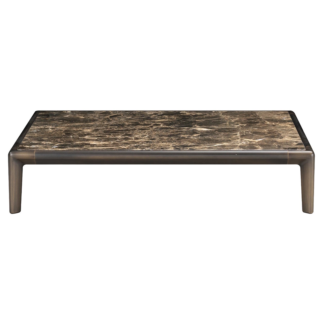 Milo Dark Emperador Coffee Table by Stefano Giovannoni