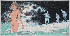 Venus on the Beach - Original Screen Print