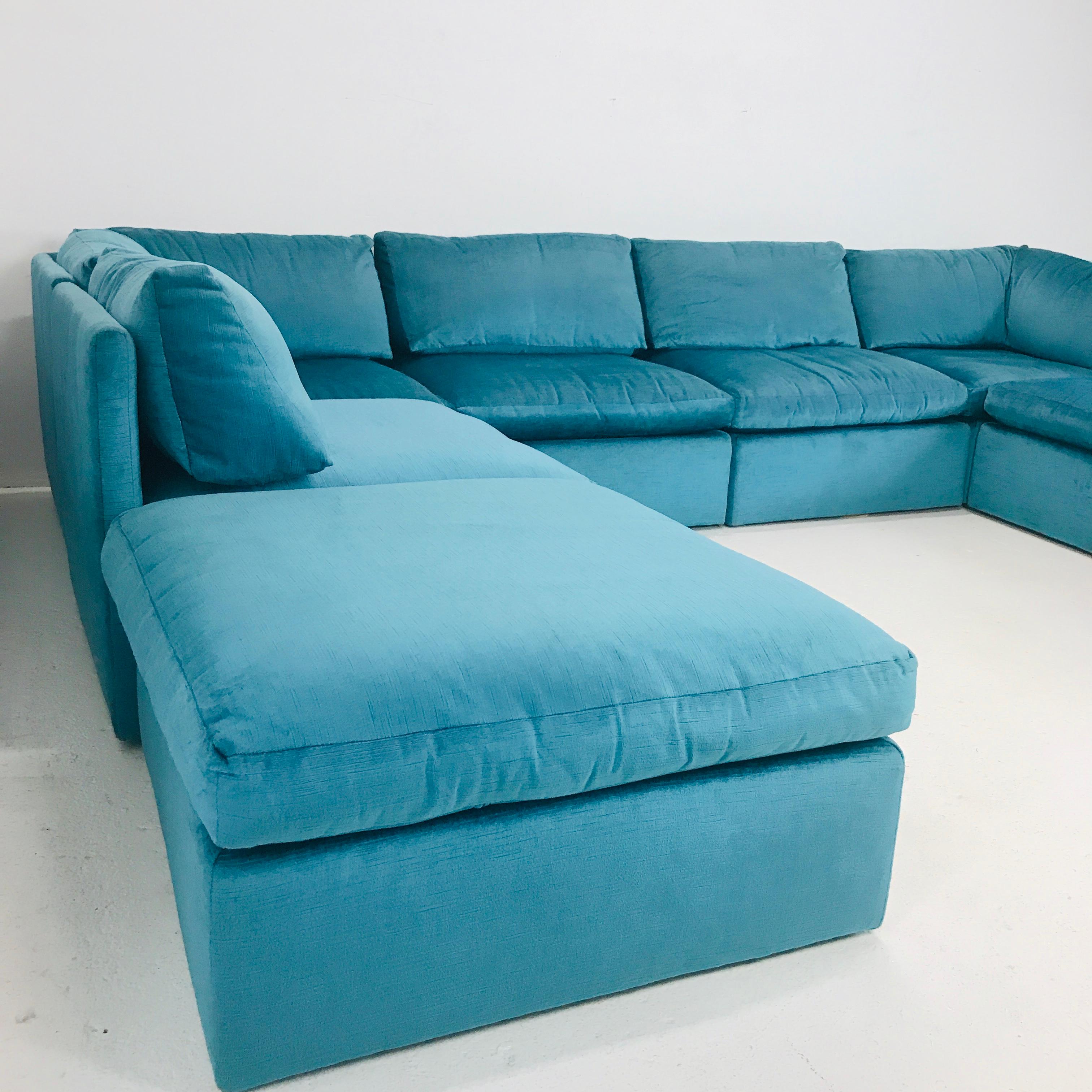 Late 20th Century Monumental Milo Baughman Modular Sofa