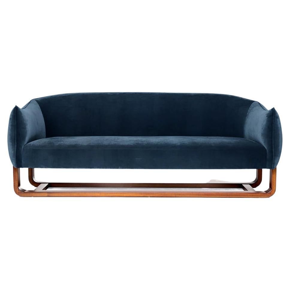 Milo Sofa, Ozeanda/Chesterfield-Samt im Angebot