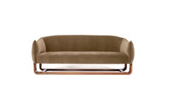 Milo Sofa, Taupe/Chesterfield Velvet
