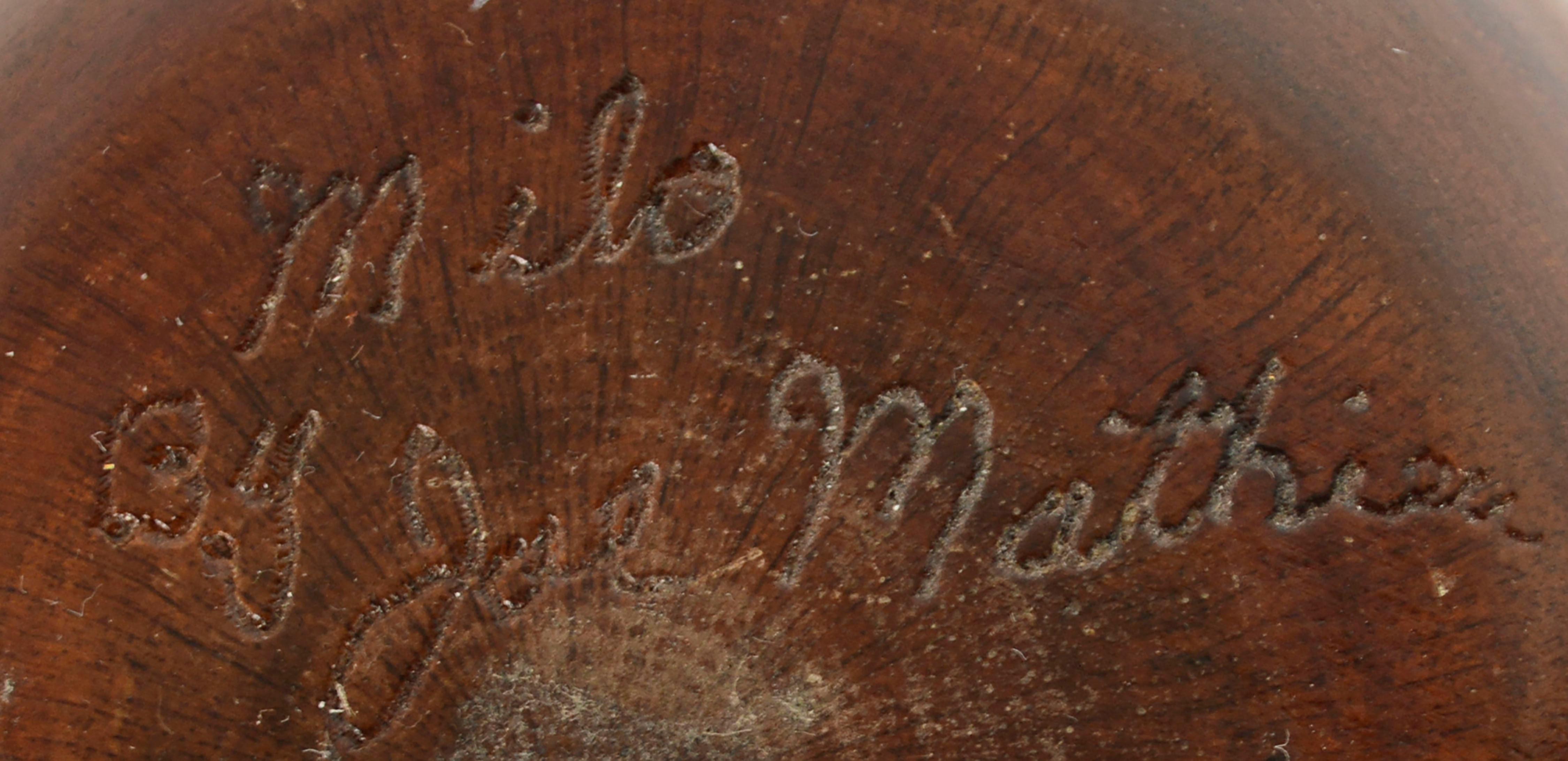 20th Century Milo Wood Bowl, Hawaiian Hand Turned Wood Vessel by Joseph Mathieu For Sale