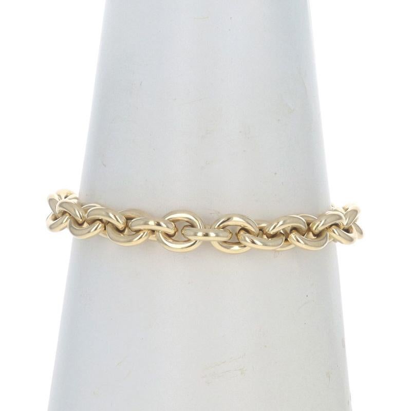 Milor Cable Kettenarmband 8 1/4" - Gelbgold 14k Italien