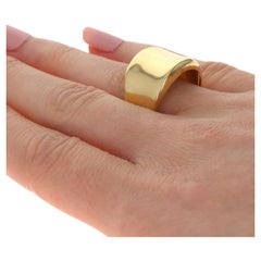 Antique Milor Contoured Statement Ring, 18k Yellow Gold Women's