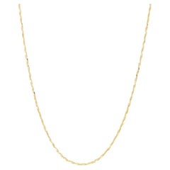 Milor Diamond Cut Fancy Chain Necklace 32" - Yellow Gold 14k Italy