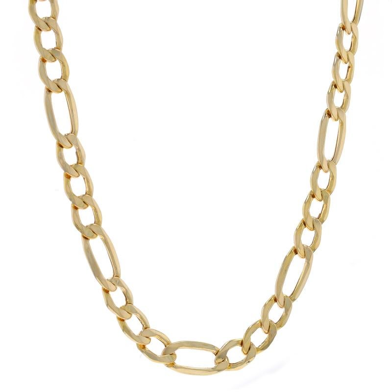 Milor Diamond Cut Figaro Chain Necklace 18