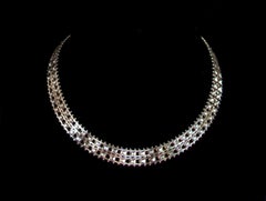 MILOR - Etruscan Style Sterling Silver Necklace - Italy - 20th/21st Century