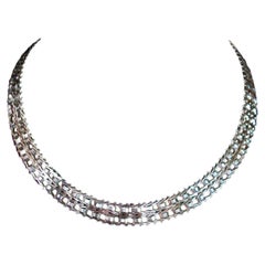 MILOR – Halskette aus Sterlingsilber im etruskischen Stil – Italien – 20./21. Jahrhundert