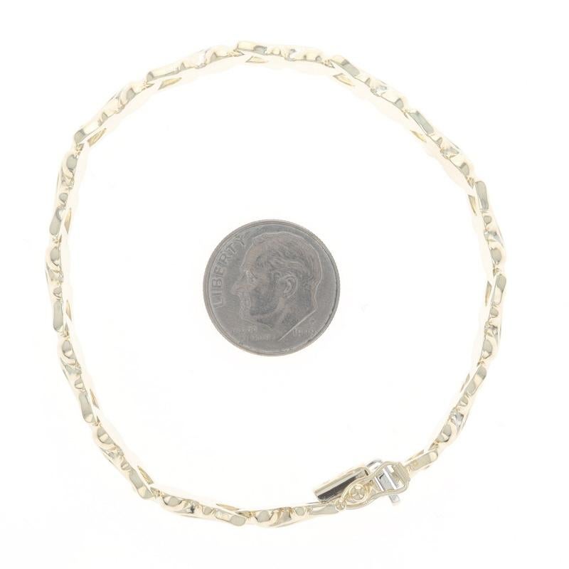 Milor Fan Scroll Link Bracelet 7 1/4