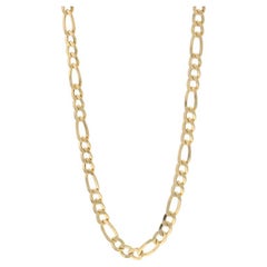 Milor Figaro Chain Men's Necklace 20" - Yellow Gold 14k Italy