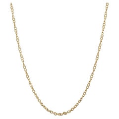 Milor Singapore Chain Necklace 17 3/4" - Yellow Gold 18k Italy
