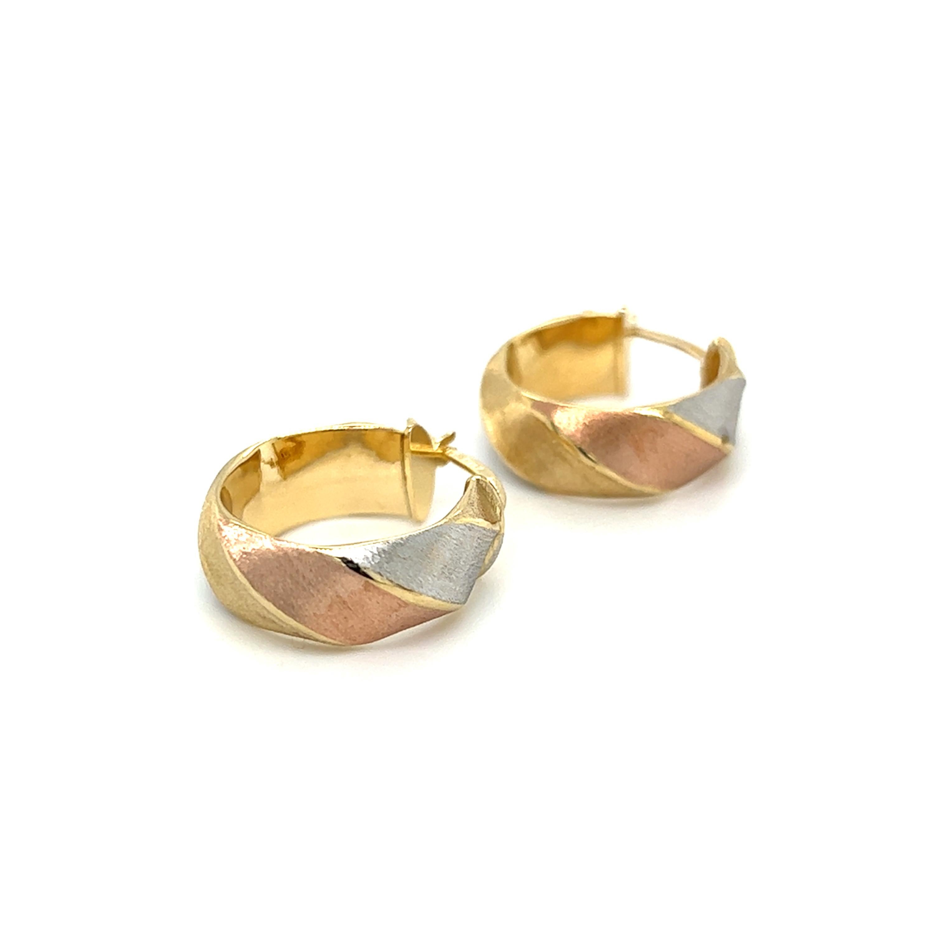 milor gold hoop earrings