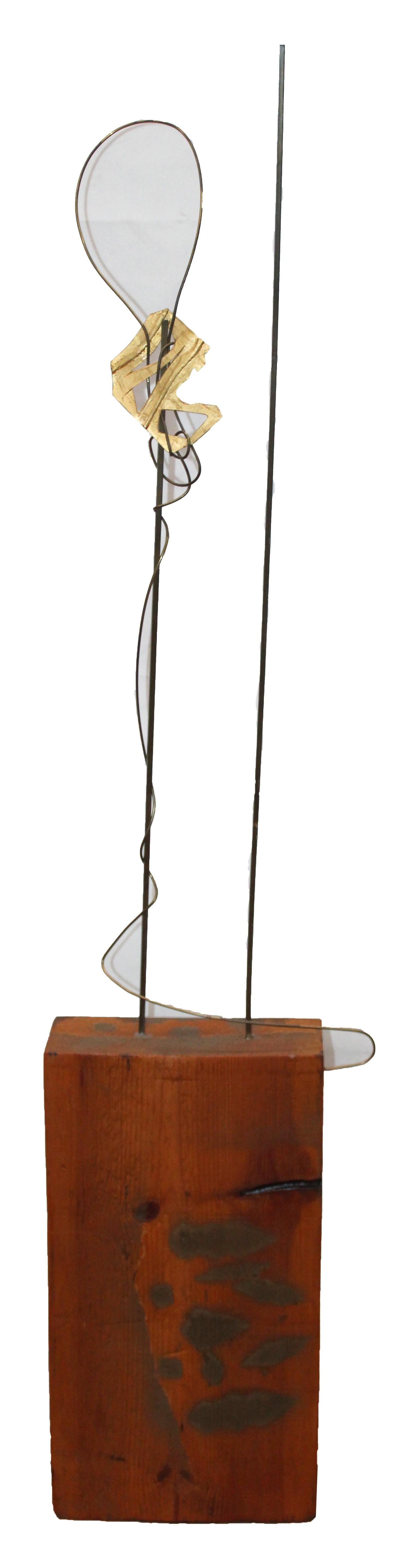 Abstract Sculpture de Milos Gras Miquel - Travesía Abstracta - Escultura en madera, hierro y metal