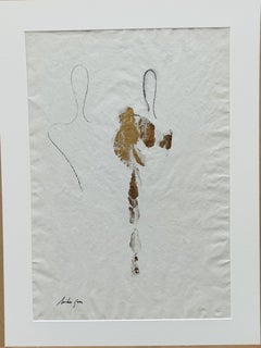 Milos Grass   original color ink contemporary painting