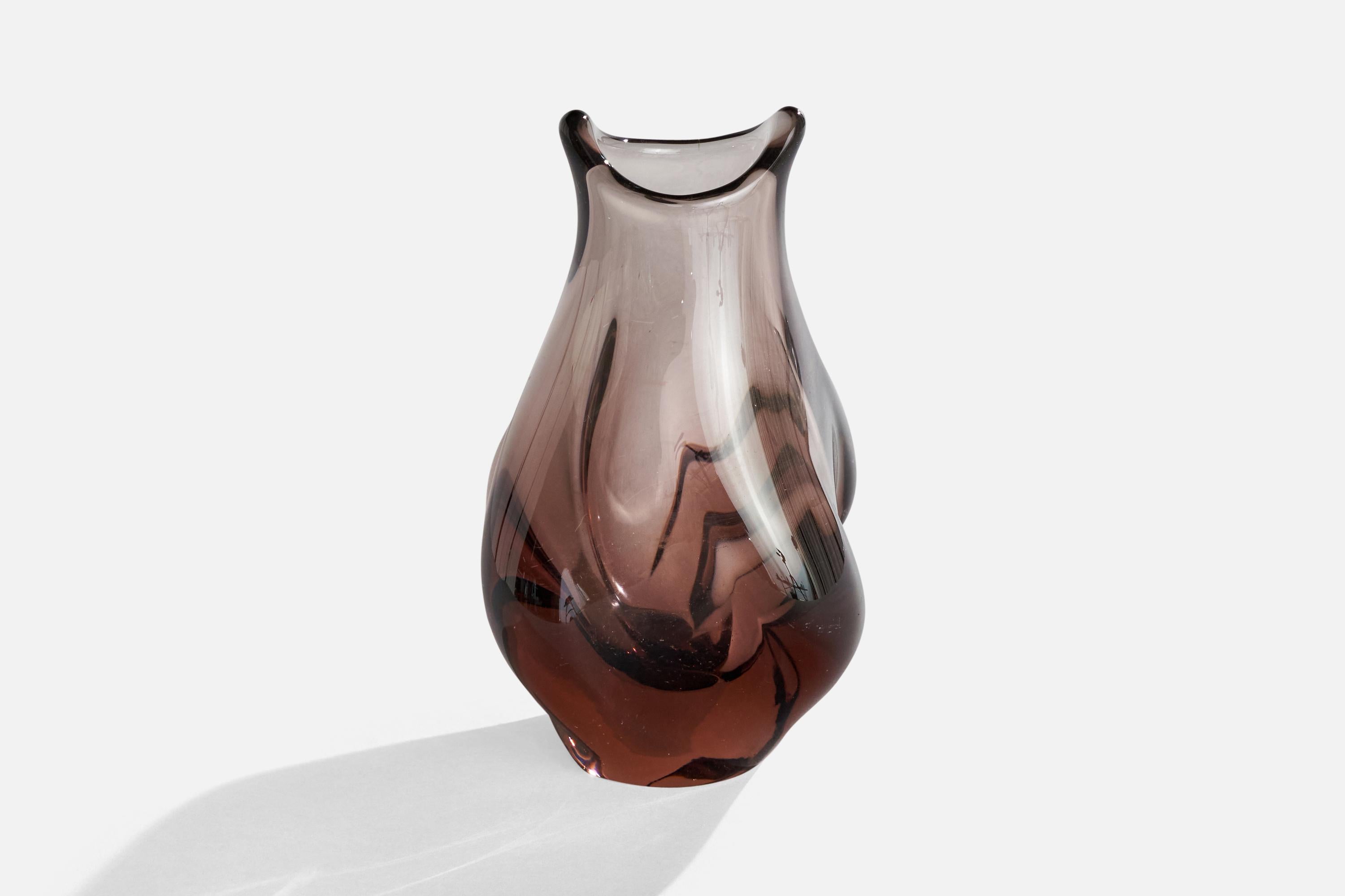 Miloslav Klinger, Vaso a forma libera, vetro, Cecoslovacchia, anni '60 In condizioni buone in vendita a High Point, NC