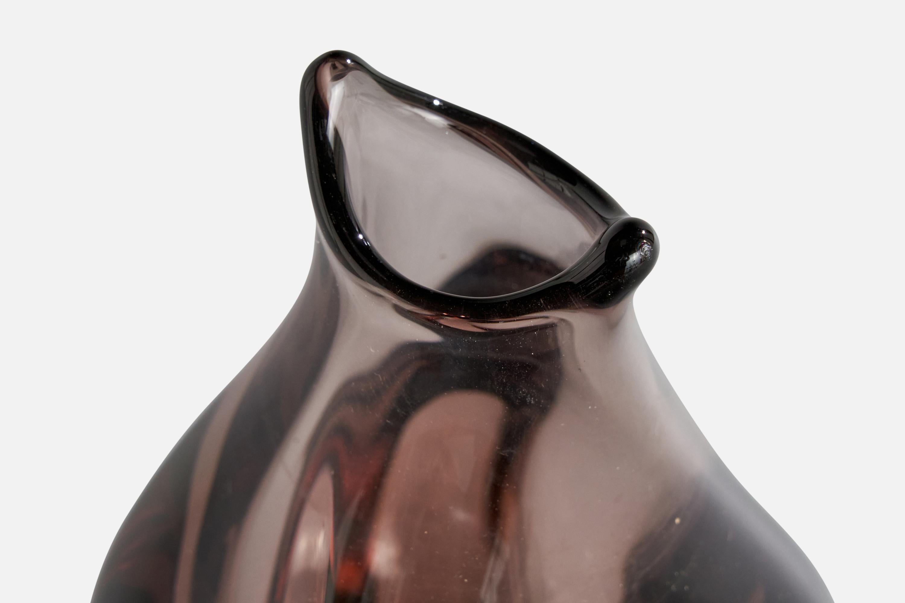 Miloslav Klinger, Vaso a forma libera, vetro, Cecoslovacchia, anni '60 in vendita 1