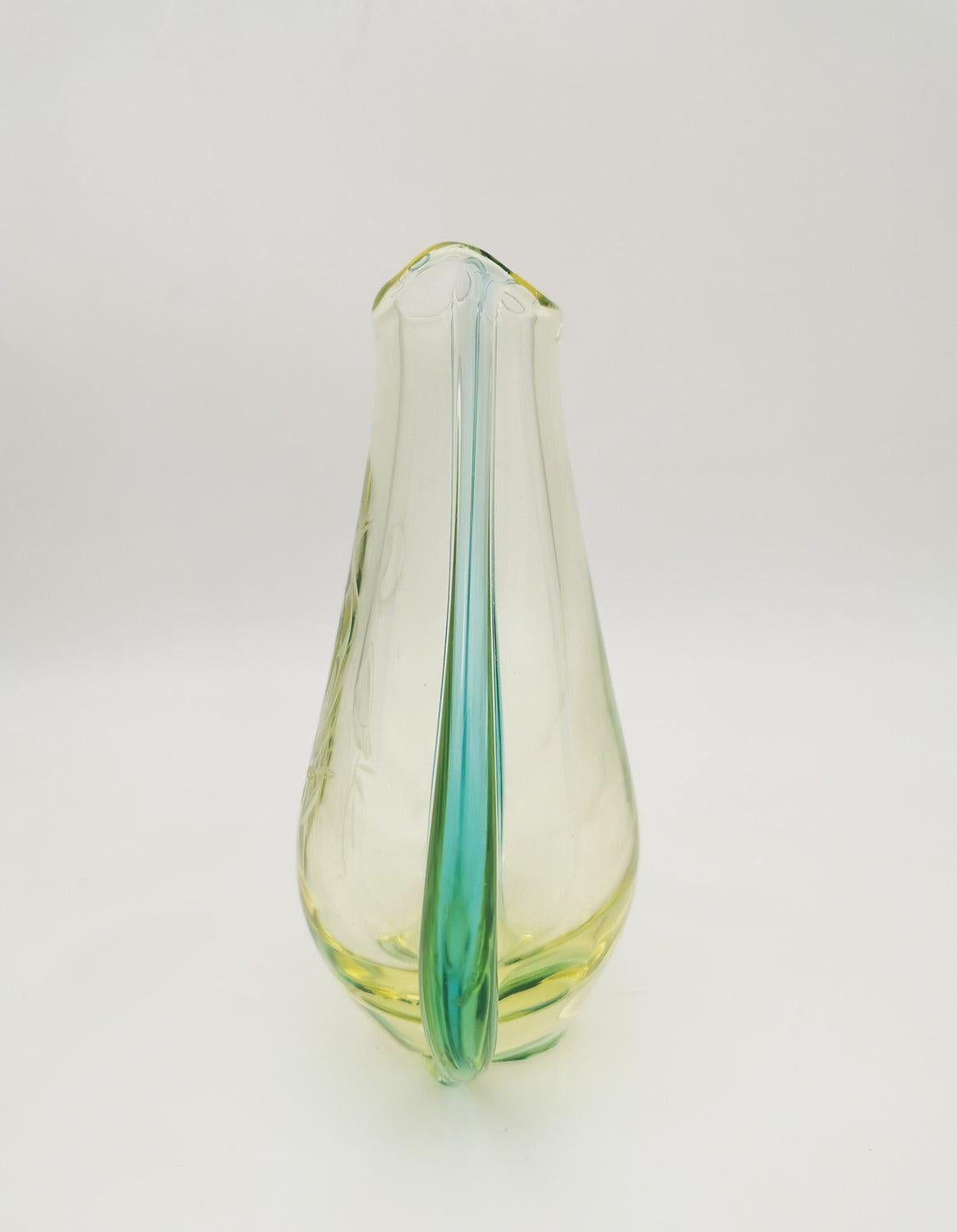 Miloslav Klinger Vase for Zelezny Brod, 1950 Bohemia 2