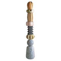 Milpiah - Lithic Bloom - Sten Studio - 2025 - Edition of 8 - Natural Stone Totem