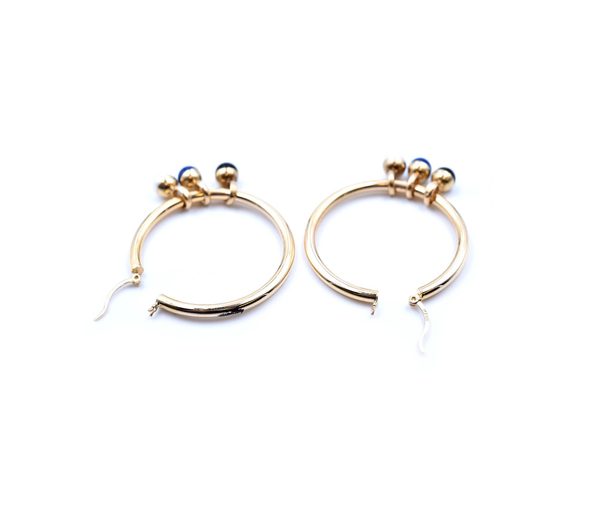hoop earrings with charms jewelry
