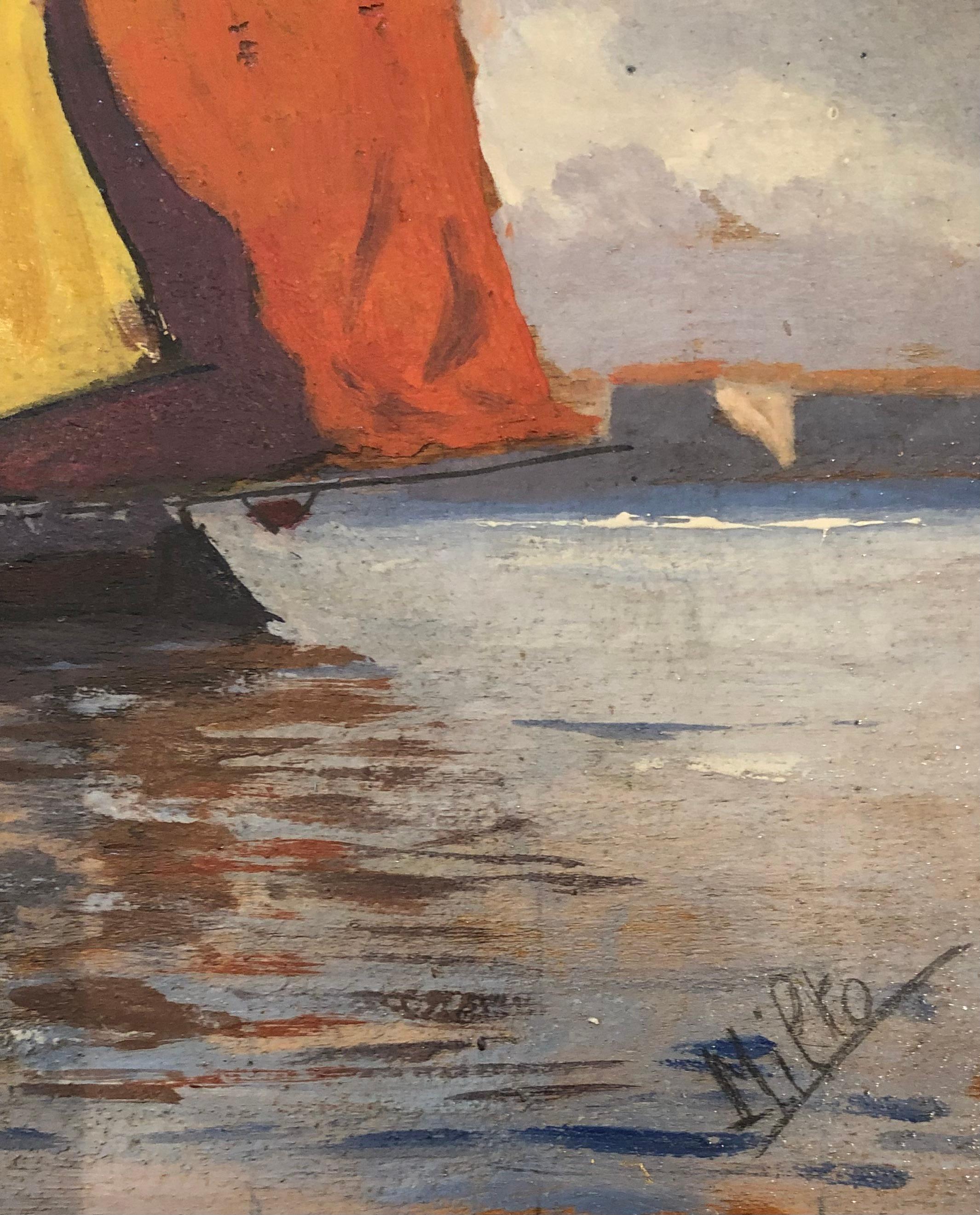 Basilica Santa Maria della Salute, Großer Kanal, Venedig (Italienische Schule), Painting, von Milto