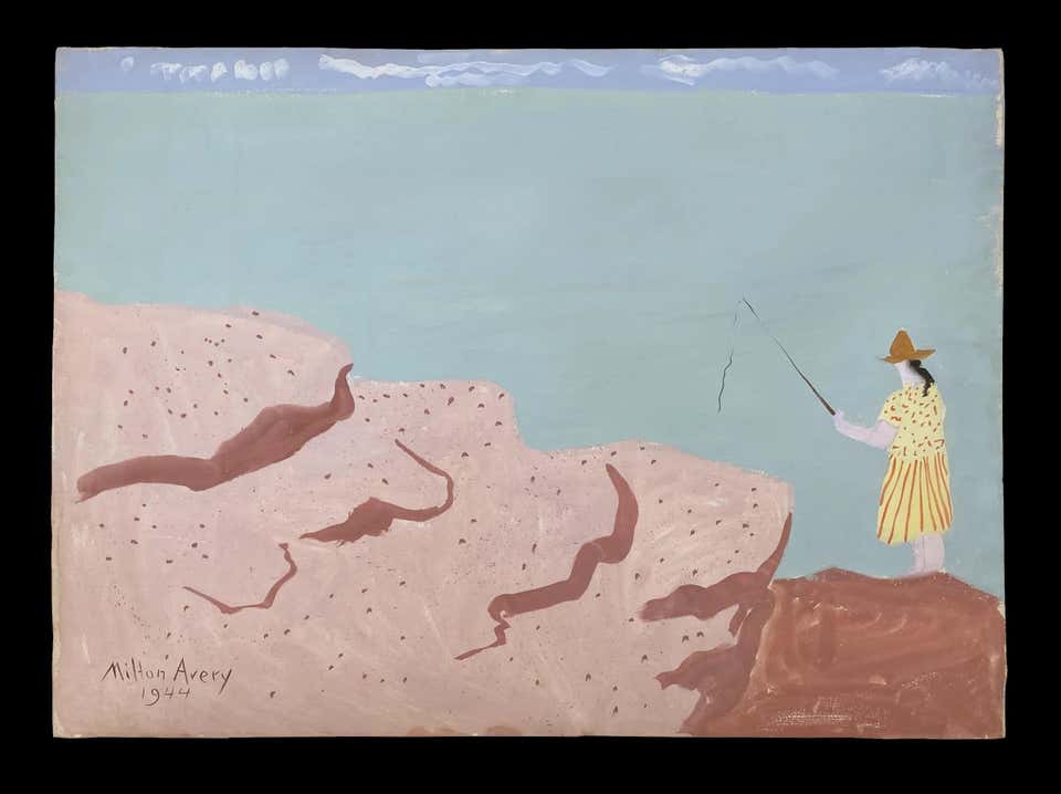 Fishing by the Sea
