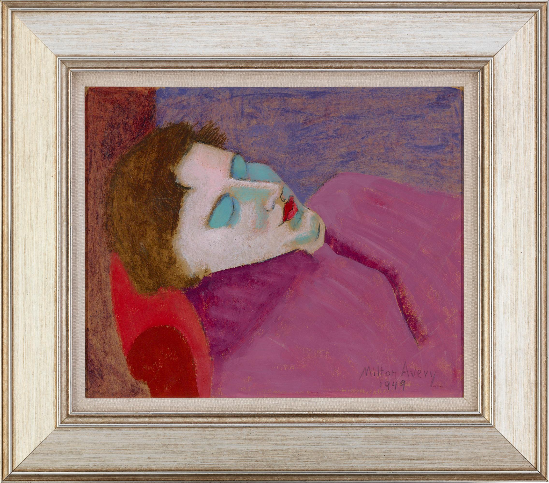 Sleeping Sally - Painting by Milton Avery