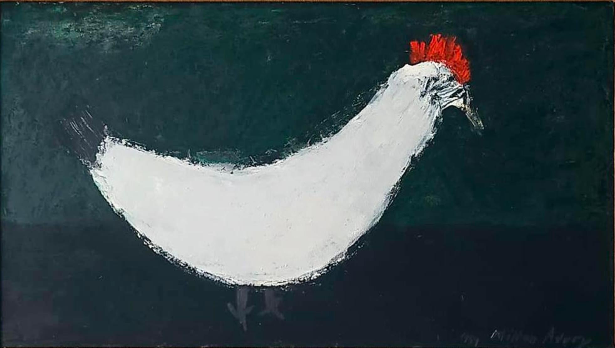 Animal Painting di Milton Avery - White Hen