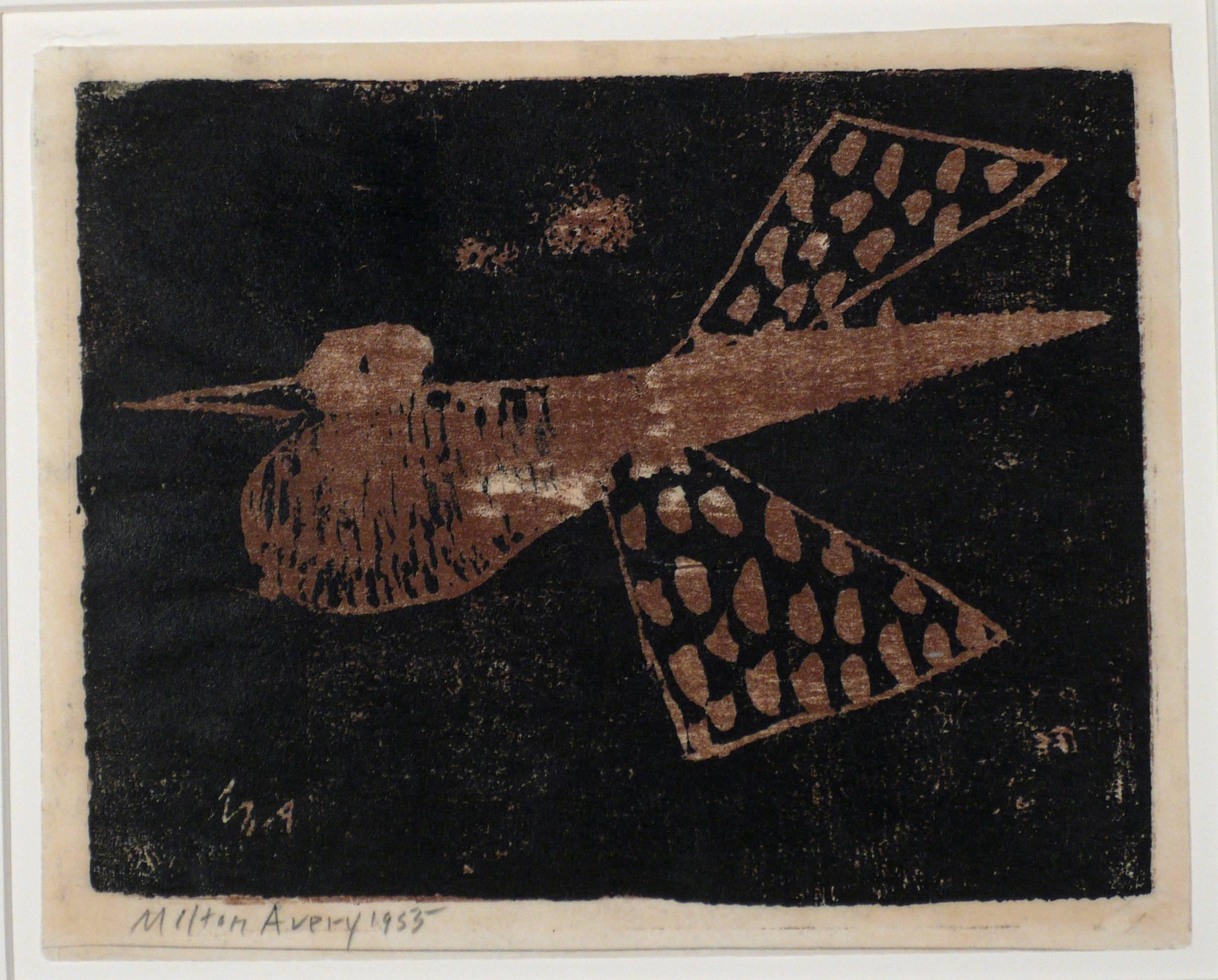 Milton Avery Animal Print - FLIGHT