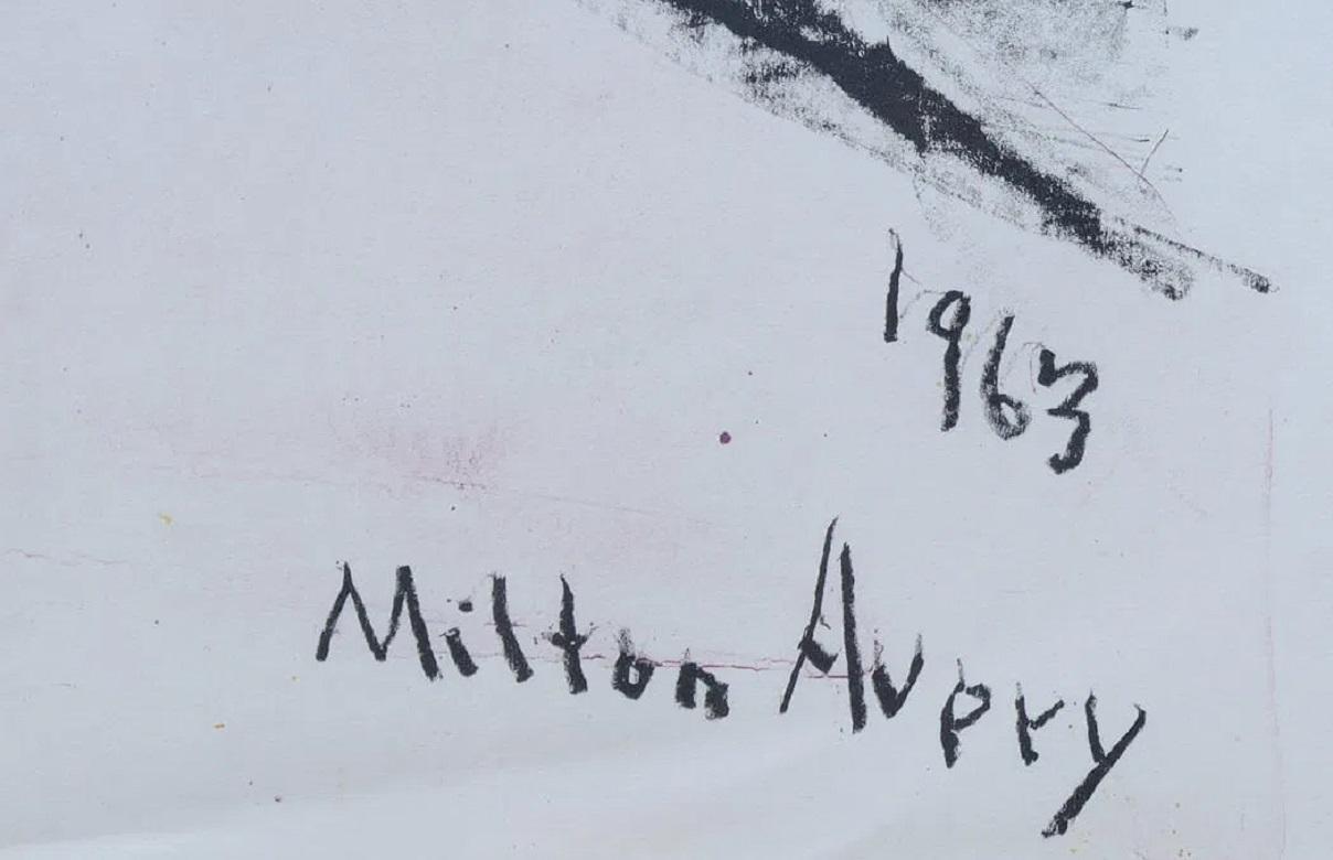 Graues Meer (Abstrakt), Art, von Milton Avery