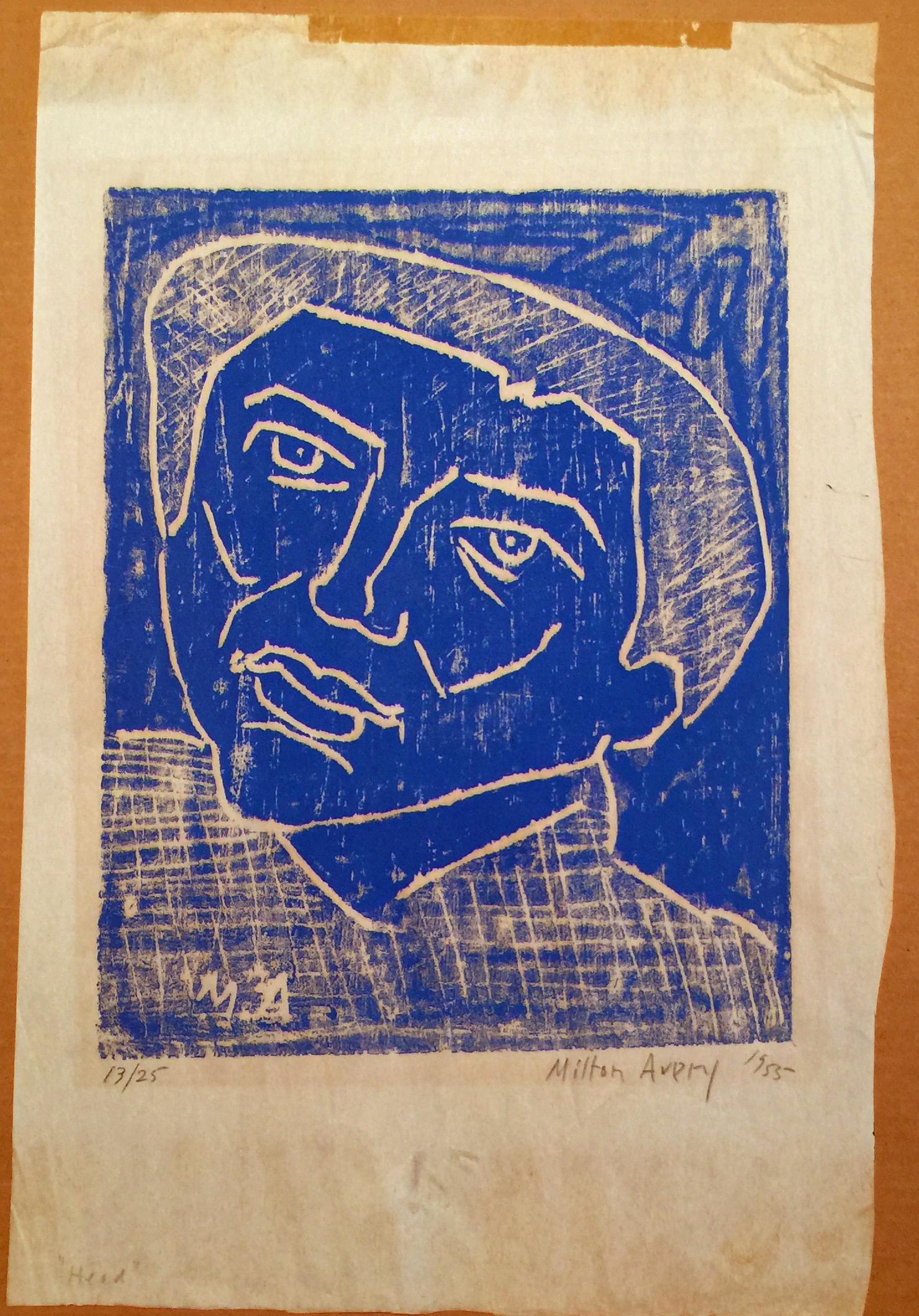 HEAD - Print by Milton Avery