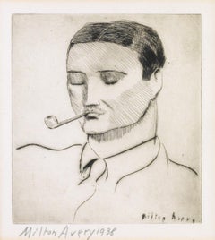 Homme avec une pipe